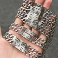 Custom Engraved Cuban Link Bracelet