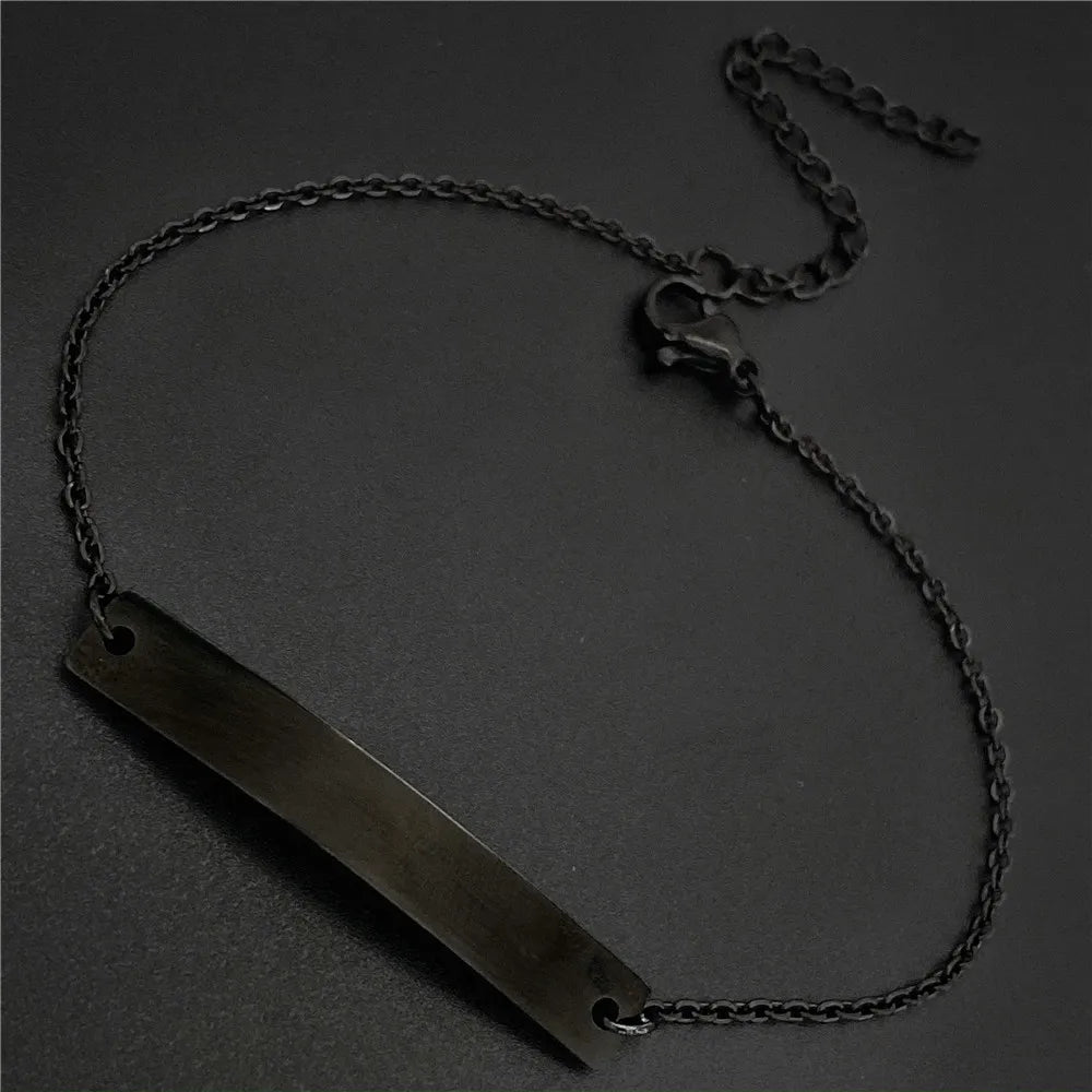 Custom Engraved Cuban Link Bracelet